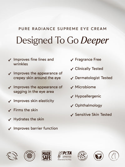 Pure Radiance Supreme Eye Cream