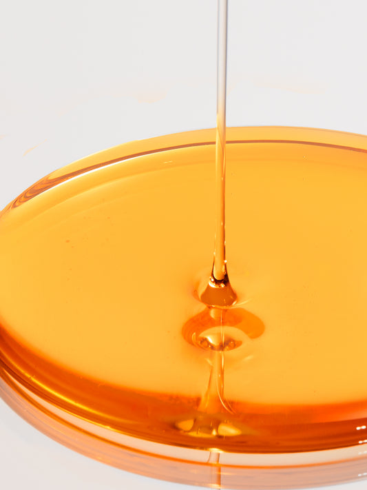 Pure Radiance Oil orange texture